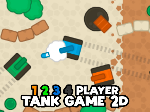1 2 3 4 Player Tank Game 2D online Arcade game