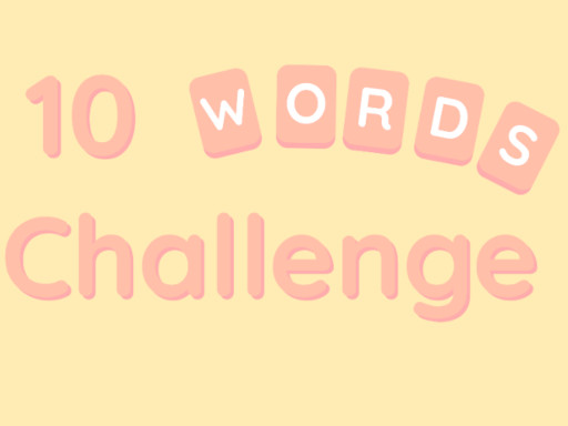 10 Words Challenge online Puzzle game