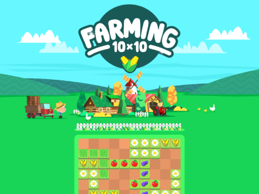 10x10 Farming online Puzzle game