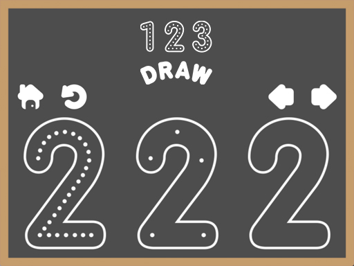 123 Draw online Puzzle game