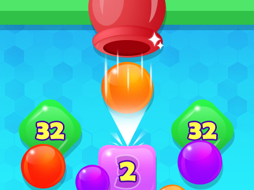 2048 Drop Merge online Puzzle game