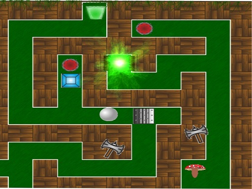 2D Maze Balance online Puzzle game