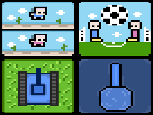 4 Games For 2 Players online game