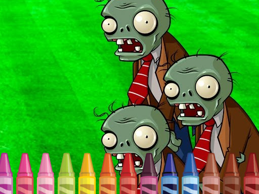 4GameGround - Zombie Coloring online Arcade game