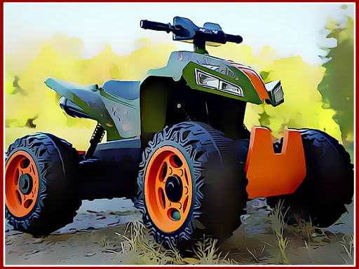 4x4 ATV Motorbikes for Kids online Puzzle game