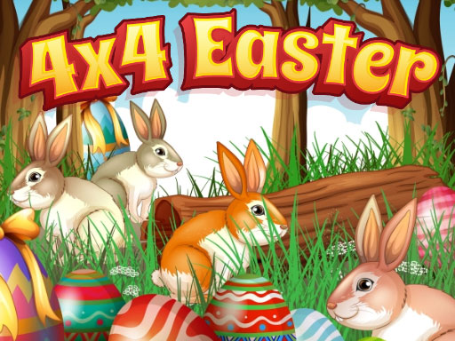 4x4 Easter online Puzzle game