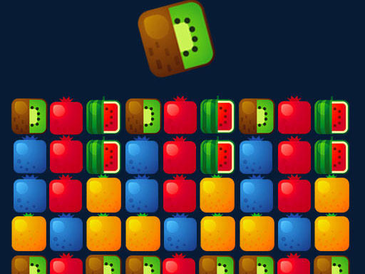 5 Fruit Crash online Puzzle game