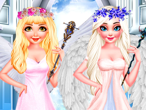 A DAY IN ANGEL WORLD online Girls game