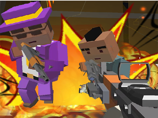 Advanced Blocky Gangster Warfare online Shooting game