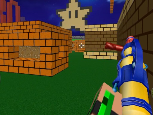 Advanced Blocky Paintball online Shooting game
