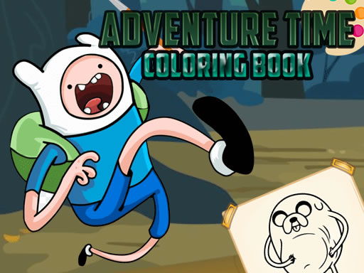 Adventure Time Coloring Book online Puzzle game