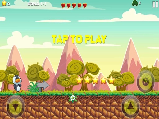 Adventurous Penguin online Arcade game