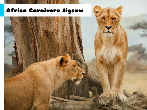 Africa Carnivore Jigsaw online Puzzle game