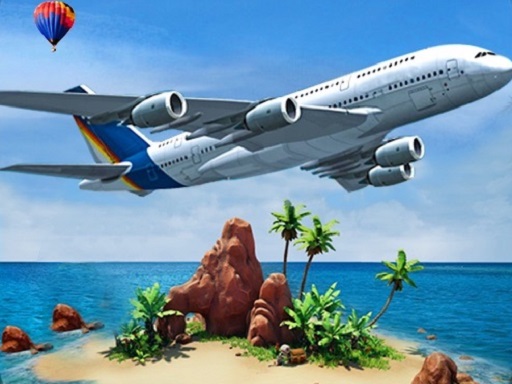 Airplane Simulator Island Travel online Adventure game