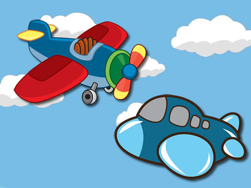 Airplanes Coloring Pages online Puzzle game