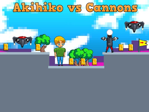 Akihiko vs Cannons online Arcade game
