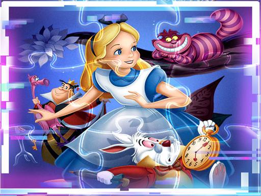 Alice in Wonderland Match3 Puzzle online Puzzle game