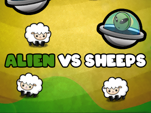 Alien Vs Sheep online Puzzle game