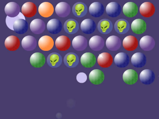 Aliens Bubble Shooter online Puzzle game