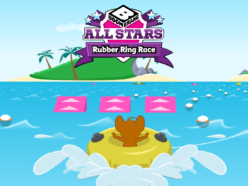 All Stars: Rubber Ring Race online Racing game