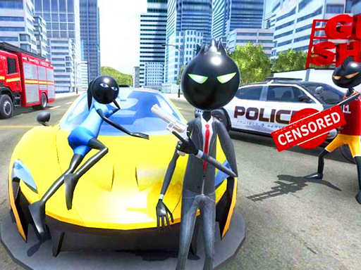 Amazing Crime Strange Stickman Rope Vice Vegas online Racing game
