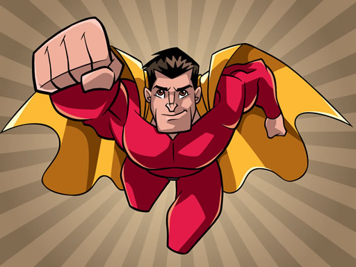 Amazing Superheroes Coloring online Puzzle game
