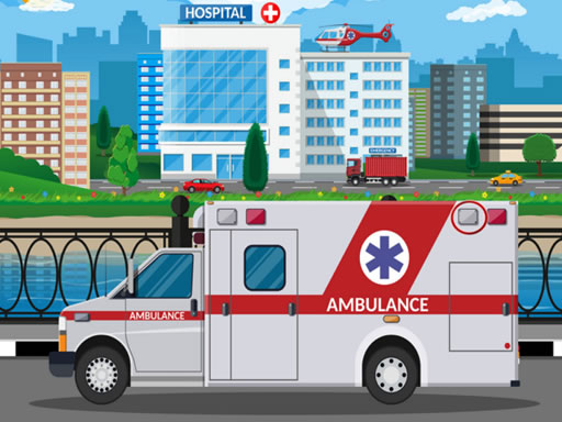 Ambulance Trucks Differences online Puzzle game