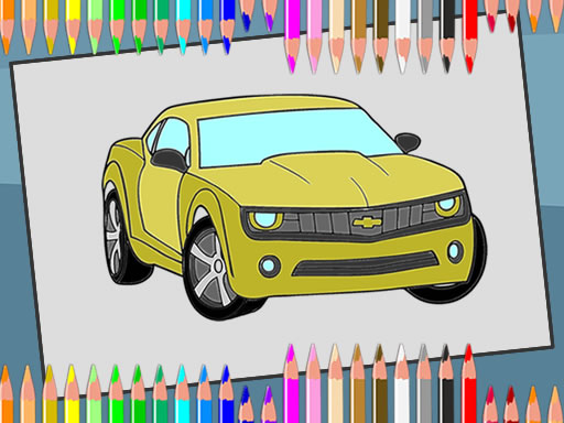 American Cars Coloring Book online Puzzle game