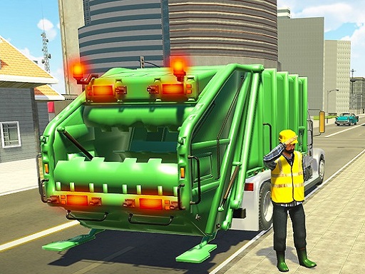 American Trash Truck Simulator Game 2022 online Adventure game