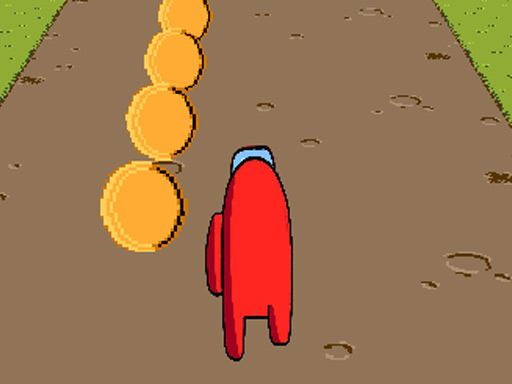 Among Golden Run 3D online Arcade game