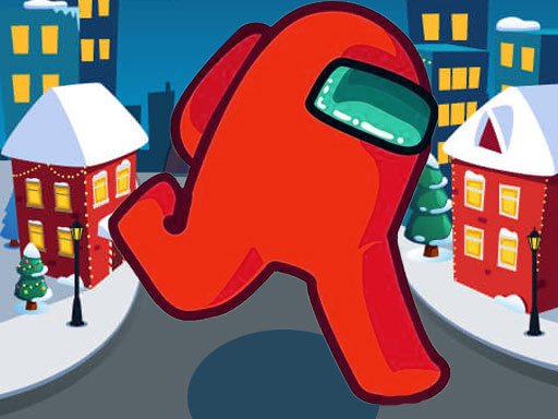 Among Us Christmas Run online Arcade game