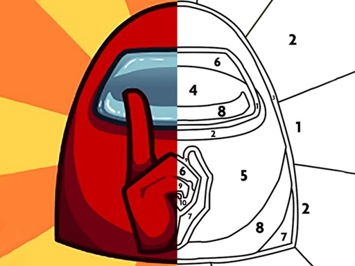 Among Us Coloring Book 1 online Girls game