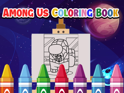 Among Us Coloring Books online Puzzle game