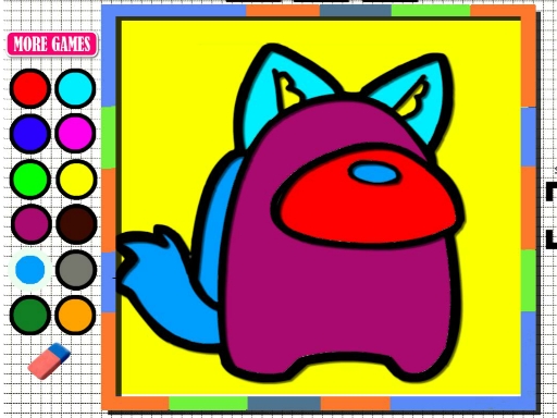 Among Us Coloring Fun online game