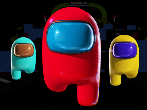 Among Us Night Race online 3D game