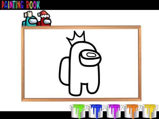 Among Us: Painting Book online Girls game