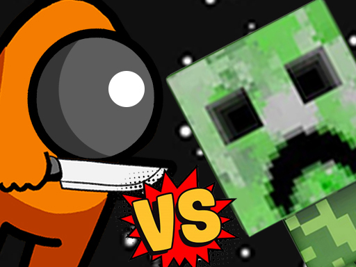 Among vs Creeper Fight online Arcade game