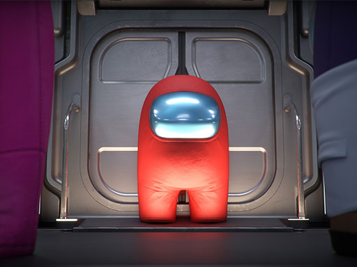 AMONGUS GEOMETRY JUMP online Racing game