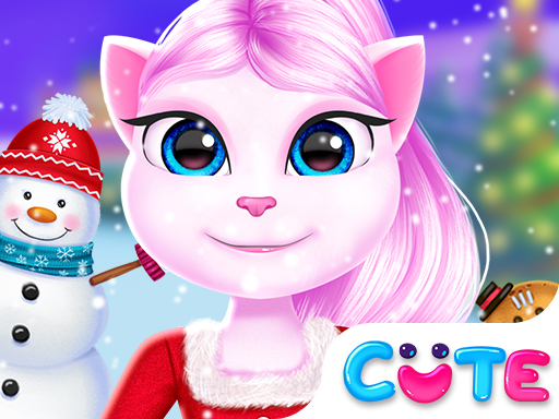 Angela Christmas Dress up Game online Girls game