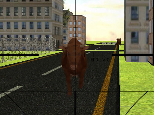 Angry Bull Attack online Shooting game