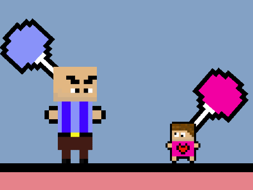 Angry Dad Cute Baby online Adventure game