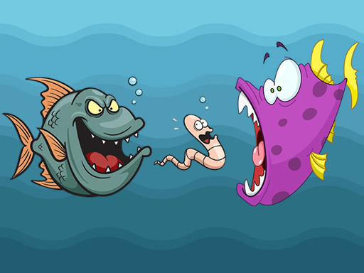 Angry Fish Coloring online Puzzle game