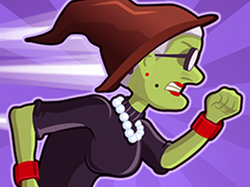 Angry Gran Run - Halloween online Hypercasual game