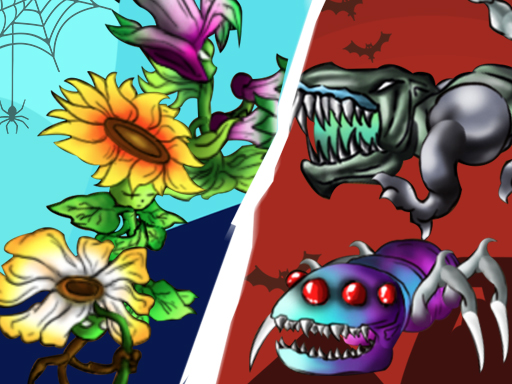 Angry Plants Flower online Puzzle game