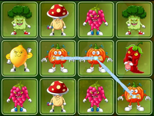 Angry Vegetables online Puzzle game