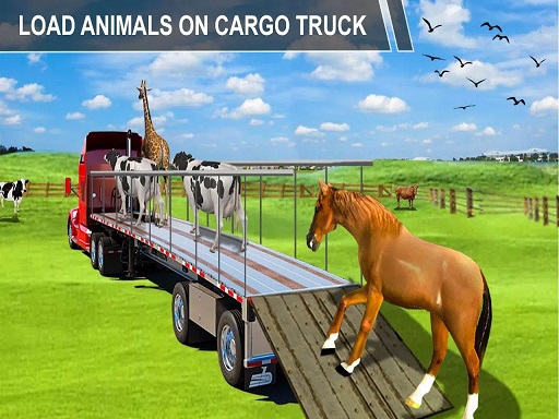 Animal Cargo Transporter Truck Game 3D online Arcade game