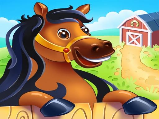 Animal Farm for Kids. Toddler games online online Baby Hazel game