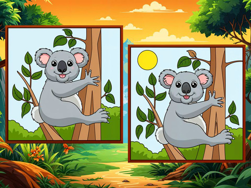 Animal: Find The Differences online Puzzle game