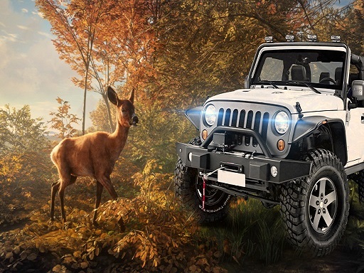 Animal Hunters : Safari Jeep Driving Game online Adventure game