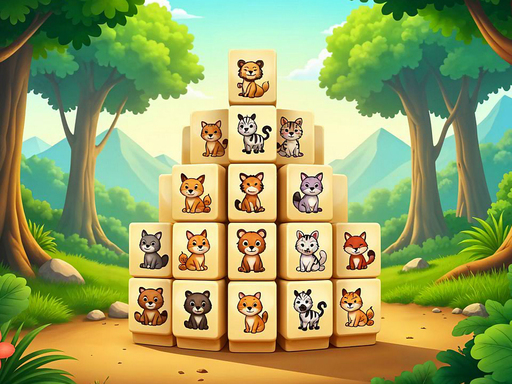 Animal Kingdom Mahjong online Puzzle game